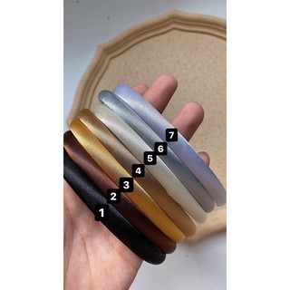 Bờm tóc satin mini basic headband