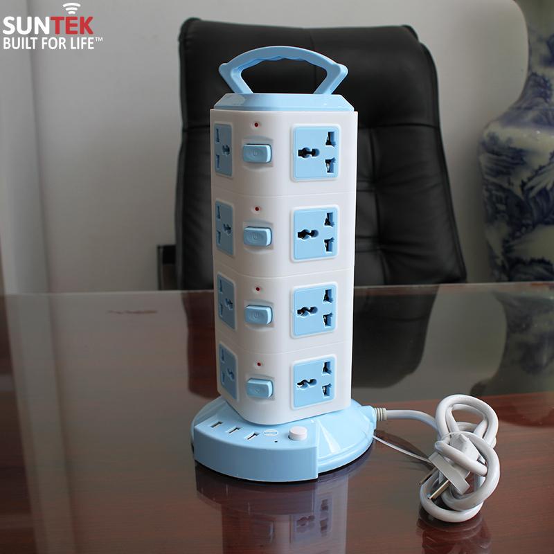 Ổ Cắm Điện 4 Tầng Đa Năng Chính Hãng Tích Hợp 3 Cổng USB.