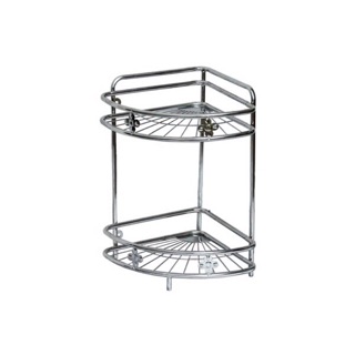 Kệ góc 2 tầng nhà tắm inoc