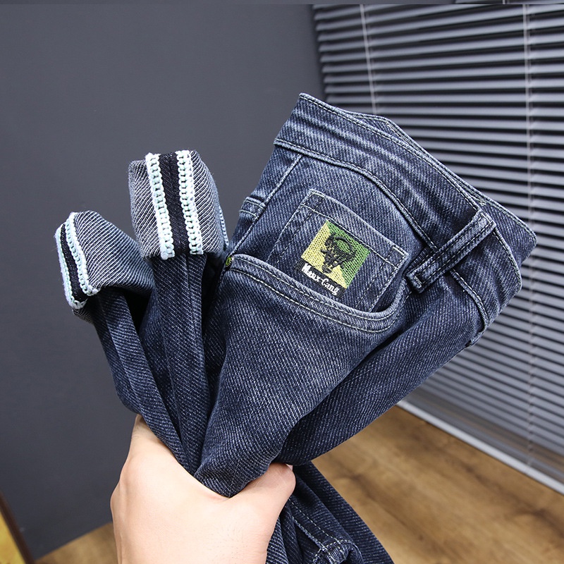 Quần Jean Nam ống xắn CHINZ Chất Bò dáng Slimfit Hàn Quốc J1006
