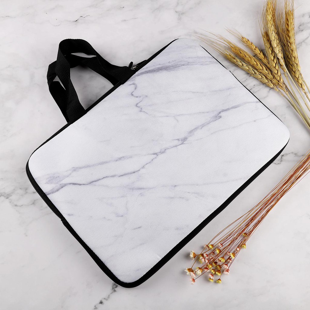 Túi Đựng Batianda Mềm Mại Họa Tiết Vân Đá Có Quai Xách Cho Laptop Macbook Notebook &quot;13&quot;13.3