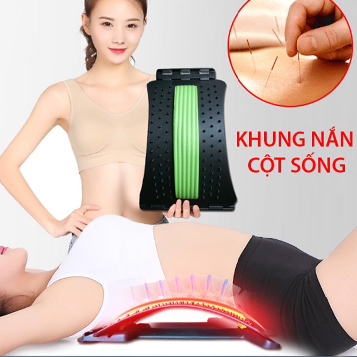 [CHÍNH HÃNG -Gai] Khung nắn chỉnh cột sống cổ và lưng, định hình cột sống, hỗ trợ điều trị thoái hóa cột sống - miDoctor