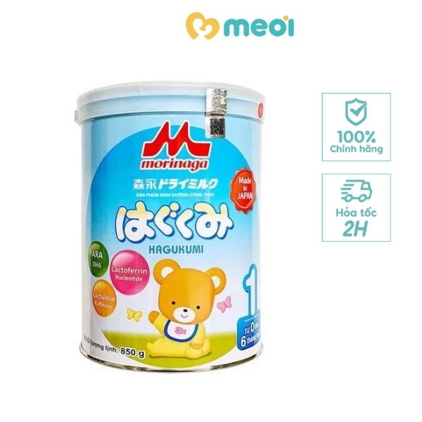 Sữa số 1 từ 0-6 tháng (850g) Morinaga (mẫu mới) (LON)