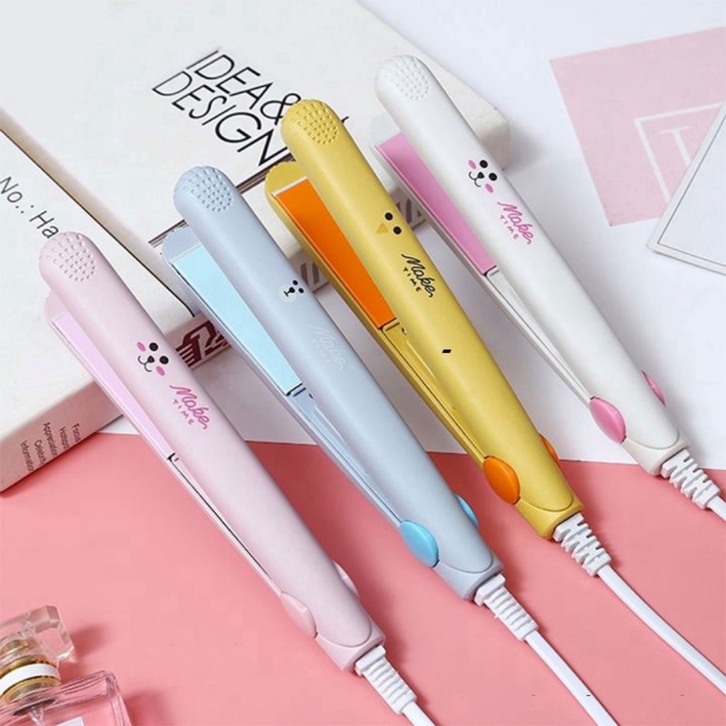 [COMBO 2 CÁI] Máy duỗi tóc là tóc mini, máy kẹp uốn ép tóc mini giúp duỗi uốn thẳng tóc 2 trong 1