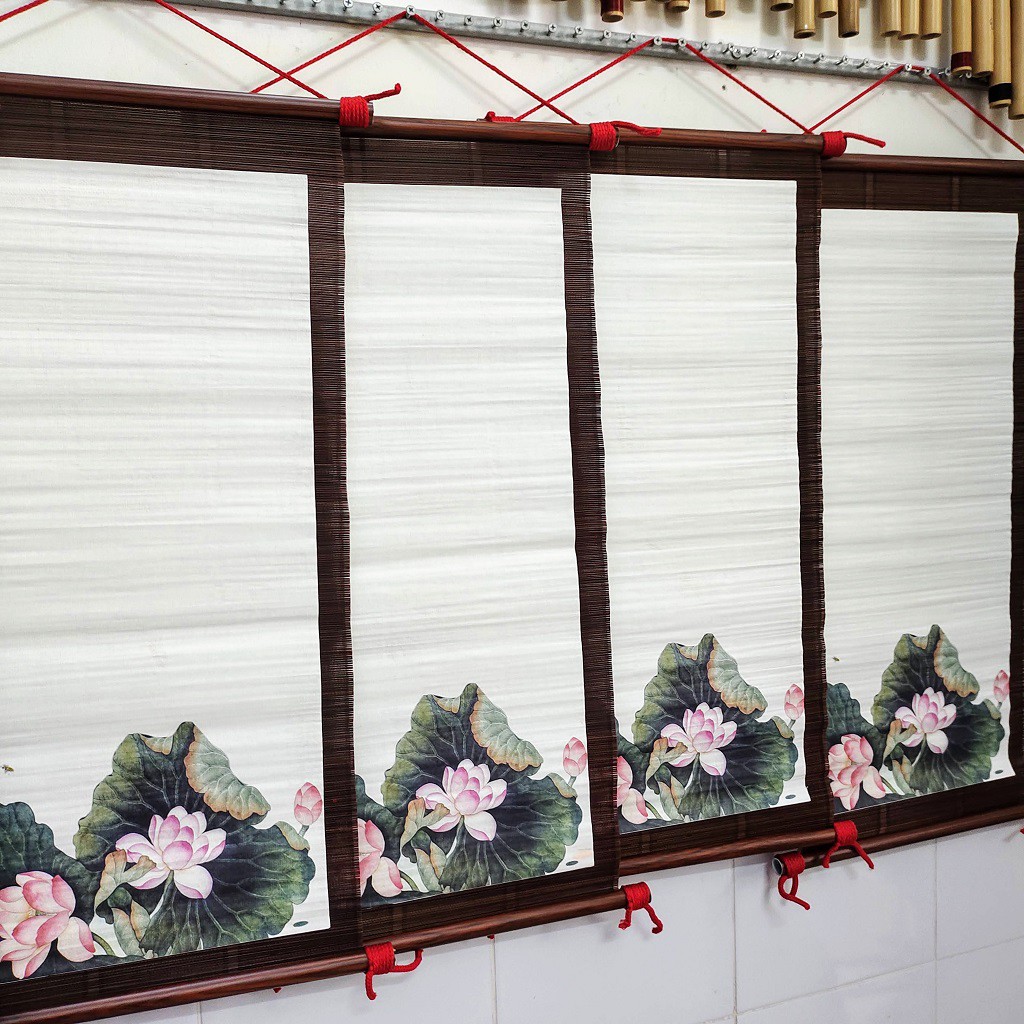 Liễn tre mành treo tường 30x70 cm luyện viết vẽ thư pháp trang trí, quà tặng biếu Tết, quà tặng sinh nhật ý nghĩa