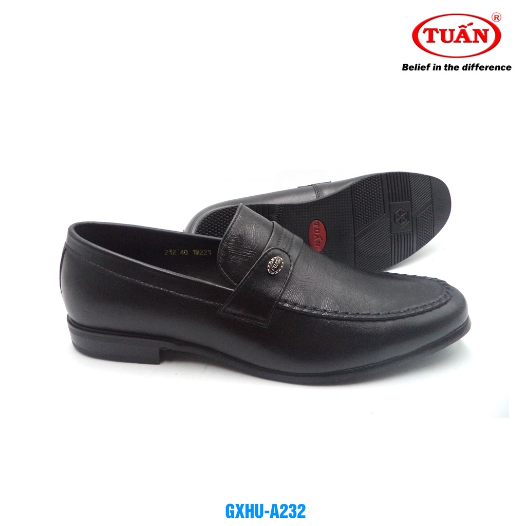 Giày da nam giày tây công sở quai da bò tự nhiên thương hiệu Tuấn GXHU-232