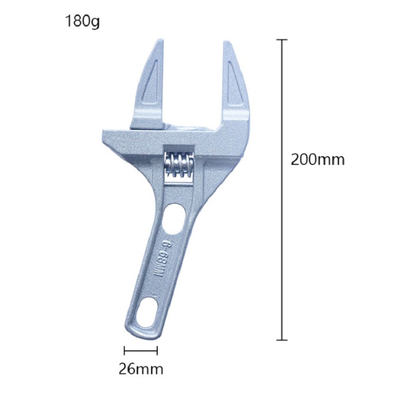 Cờ lê sửa chữa ống nước bằng hợp kim nhôm cho phòng tắm mở rộng 6-68mm , cờ lê đa năng , bảo hành 12 tháng