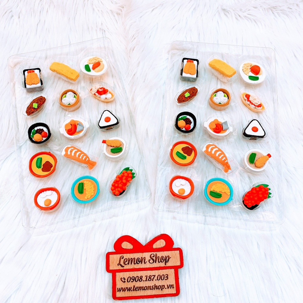 Combo Gôm - Sushi - 1 Bộ 14 Cái
