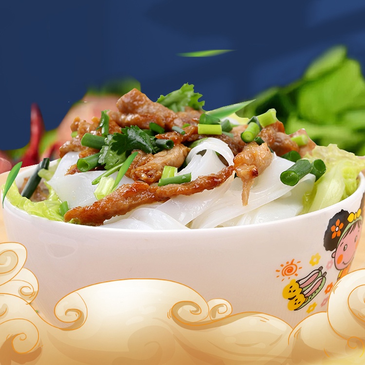 2KG Mì Phở Gạo Sạch Khô Hà Nội Food Đặc Sản Thơm Ngon Hảo Hạng - Bún Phở Khô, Hủ Tiếu Khô - Mỳ Phở Gạo Rice Vermicelli