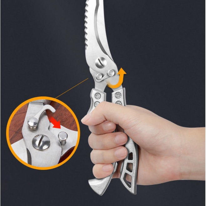 Kéo cắt gà, vịt siêu sắc bén hiệu Zwilling nhập khẩu chính hãng Đức - Chiến Binh Store