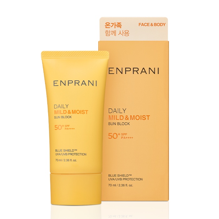 Kem chống nắng Enprani DaiLy Mild & Moist Sun Block SPF50+ PA++++ 70ml