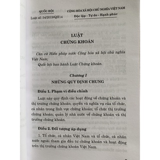Sách-Luật Chứng Khoán (Hiện Hành)