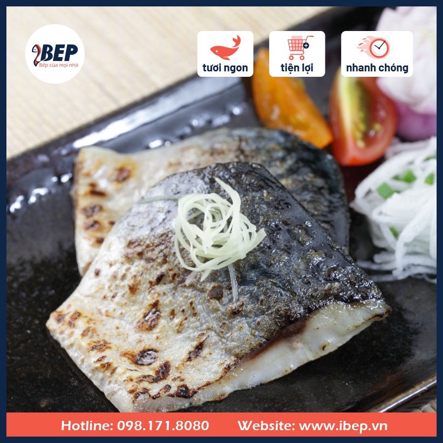 Cá Saba Na Uy cắt lát Blue 200g