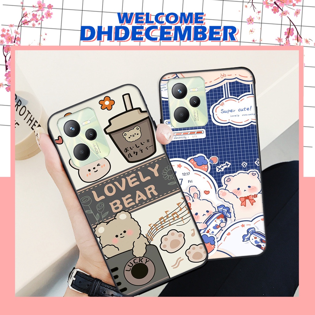 Ốp lưng Realme C35 in hình nice ,good luck happy ốp xinh viền dẻo đẹp chất