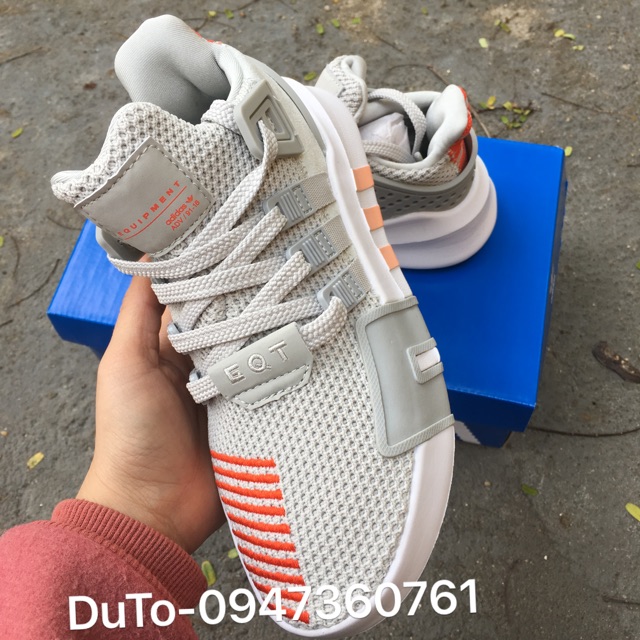 [SALE SỐC-FULLBOX] Giày  EQT Xám Cam size 36-&gt;39