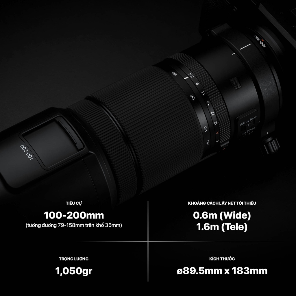 Ống kính Fujinon GF100-200mmF5.6 R LM OIS WR