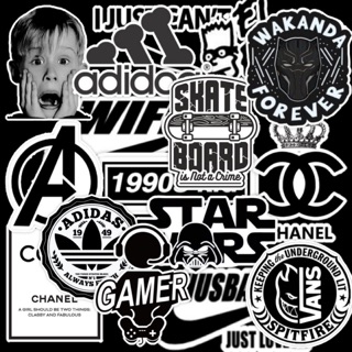STICK10 - COMBO 50 STICKERS CÁ TÍNH LOCAL BRAND CỰC ĐẸP