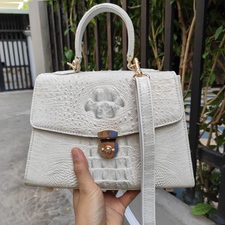  Túi xách nữ da cá sấu BẠCH TẠNG hàng hiếm! 