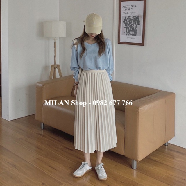 Chân váy xếp lynhiều màu mới lạ | BigBuy360 - bigbuy360.vn