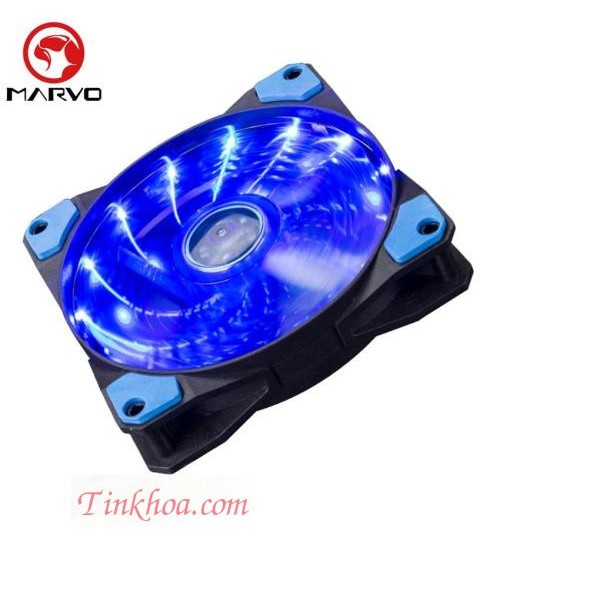 (freeship)Quạt Fan Case 12cm Marvo FN-10 15 Led Siêu Đẹp Chính Hãng.