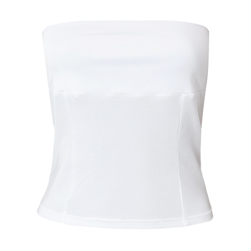 Rerosa Phụ Nữ Màu Trơn Không Tay Bandeau