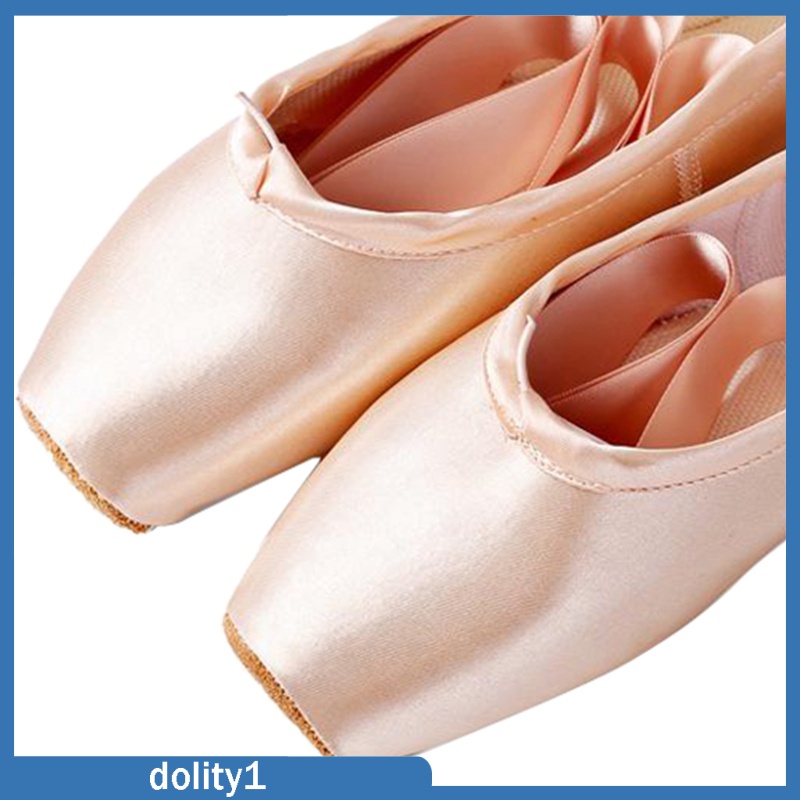 Giày múa ba lê vải satin đế mềm thoải mái cho nữ