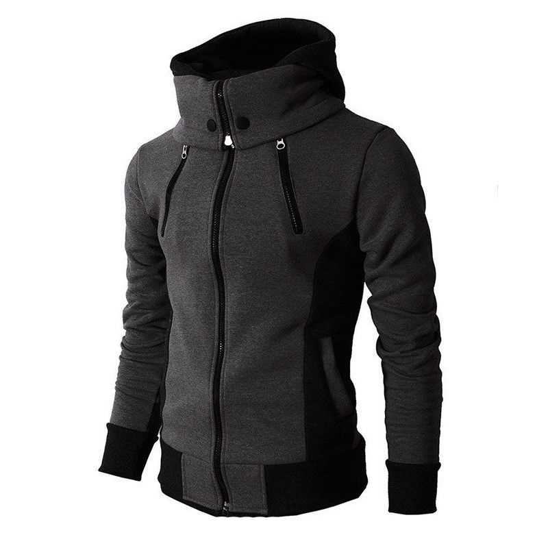 Áo Hoodies phối khoá kéo phong cách thể thao năng động cho nam