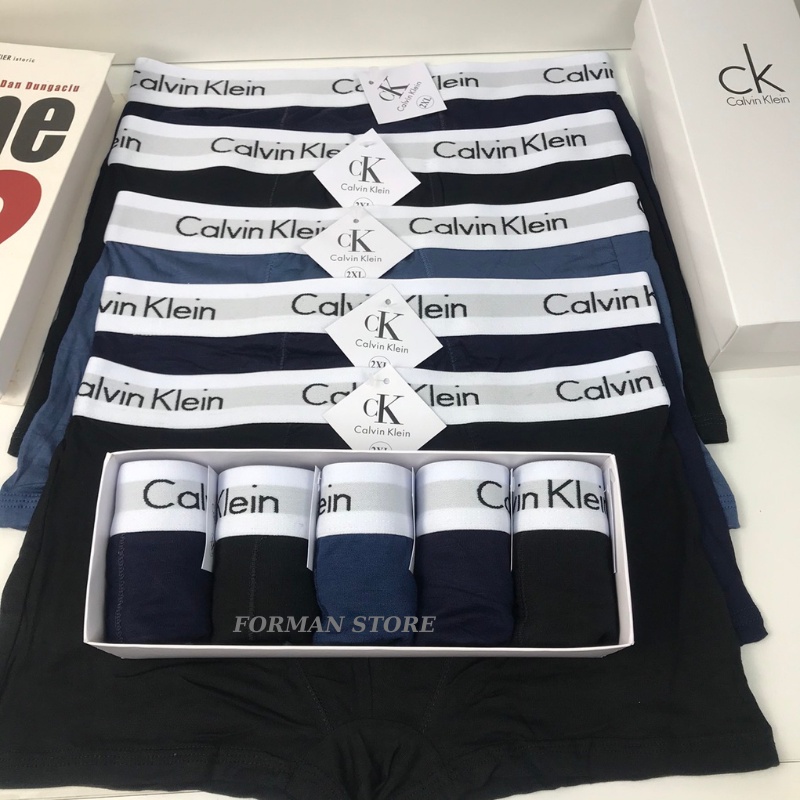 Quần Sịp Đùi Nam Cotton Cao Cấp Co Dãn 4 Chiều, Quần Xì Boxer Nam Cotton Thấm Hút Mồ Hôi Kháng Khuẩn C-K-Đ