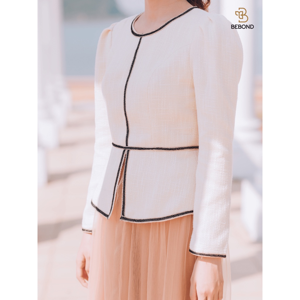 Set Áo Vest Chân Váy Nữ Màu Be BEBOND Kiểu Dáng Trẻ Trung Thanh Lịch Phong Cách Thời Trang Hàn Quốc BBS09 | BigBuy360 - bigbuy360.vn