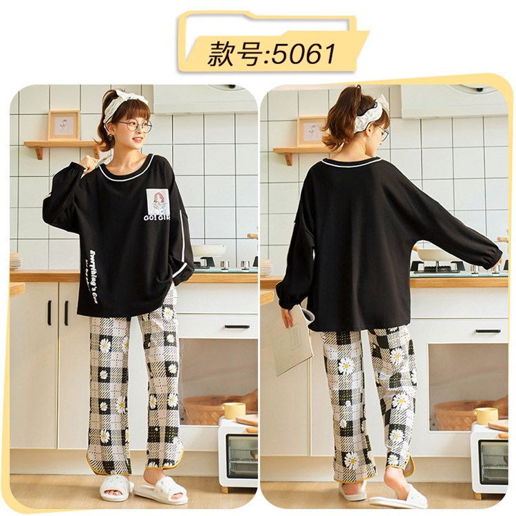 (DBO126) Đồ bộ mặc nhà thu đông dài tay cao cấp
