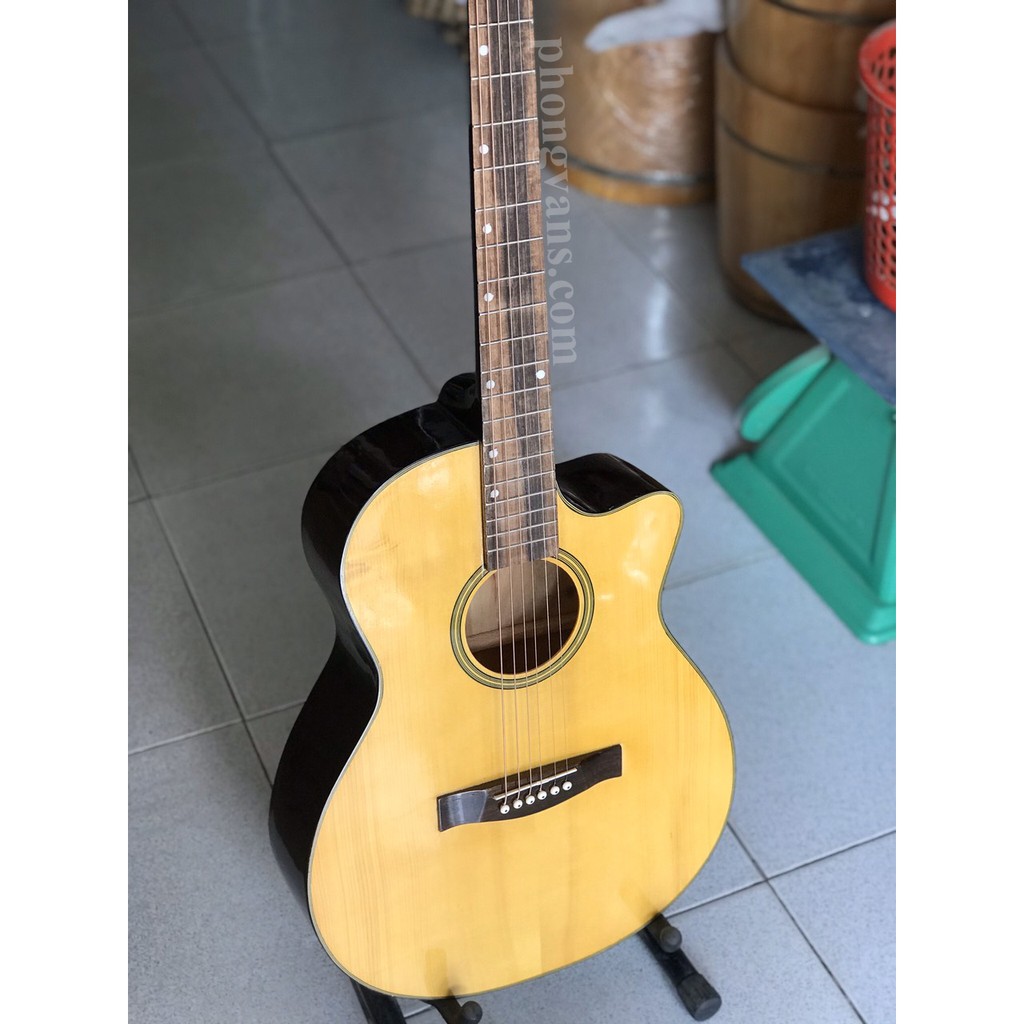 [TẶNG KÈM BAO +PHÍM] Đàn guitar acoustic VE70 cho người mới tập chơi bảo hành 12 tháng