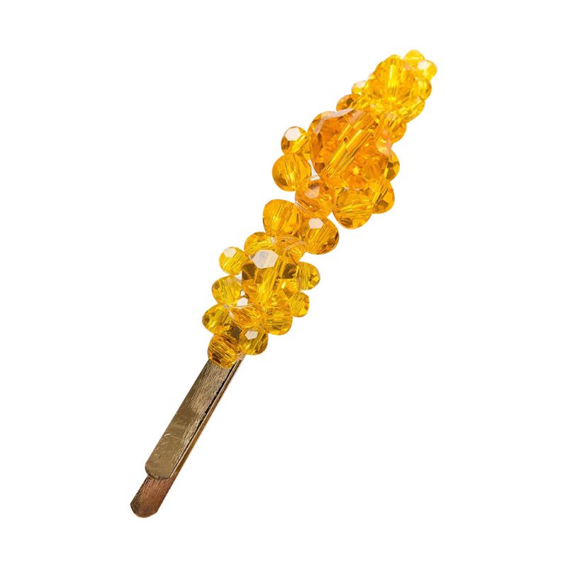 Youyo Kẹp Tóc Hợp Kim Kim Loại Hình Ba Bông Hoa Bất Đối Xứng Cho Nữ