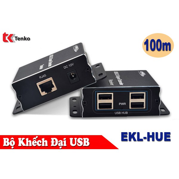 Bộ Khếch Đại USB 100m Và Chia 4 cổng USB EKL-HUE