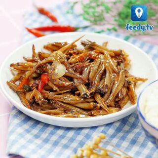 Cá cơm mờm sữa sốt cay cốt dừa 100gr