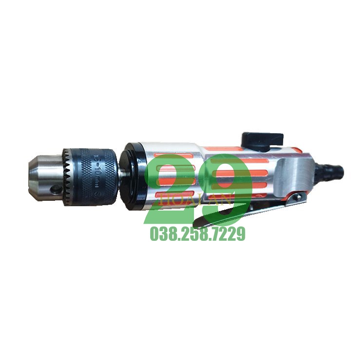 Máy khoan hơi dạng vít mâm kẹp 10mm Tặng găng tay bảo hộ