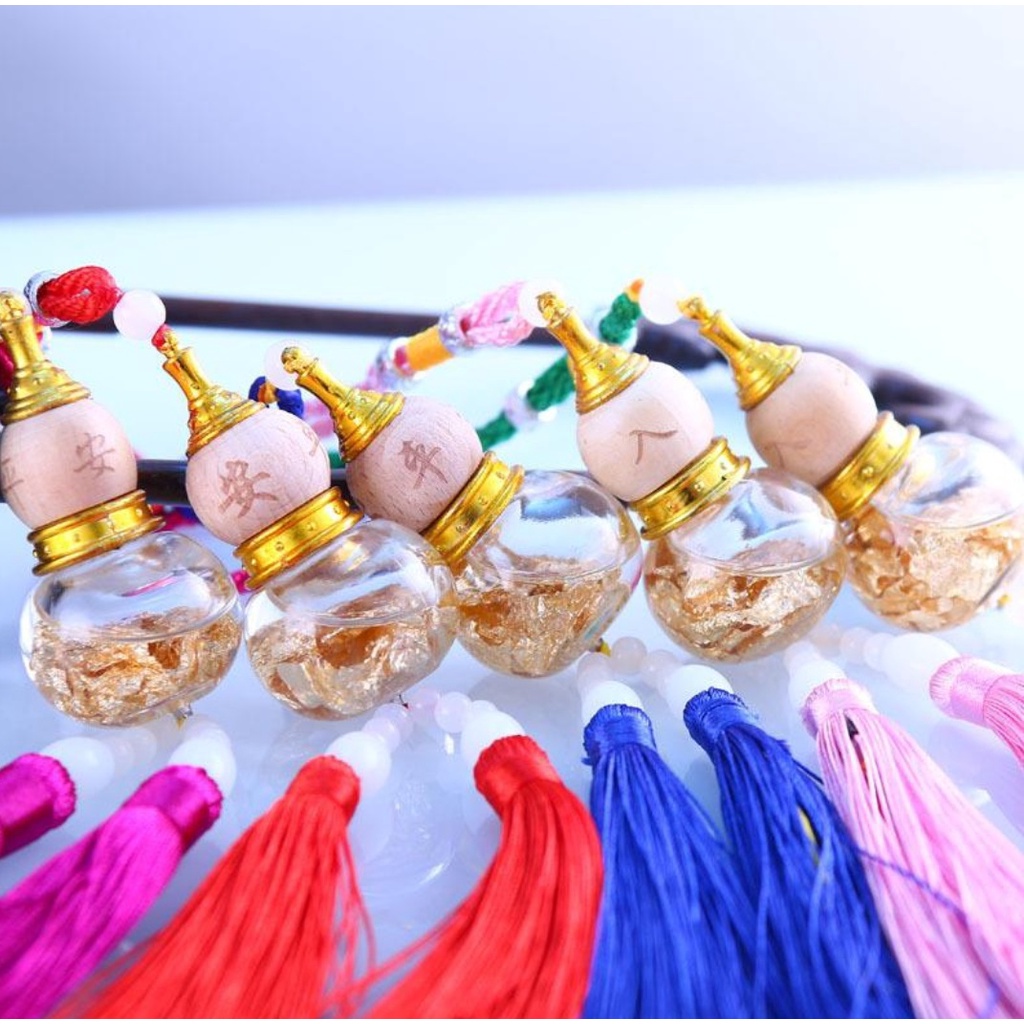 Khánh Treo Xe Ô TÔ An Tâm Lái Xe, Hồ Lô Vàng Treo Xe Hơi - The Sóc Jewelry 5050