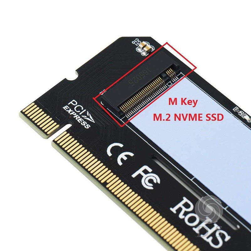 Mạch chuyển PCI-E X16 sang PCI-E NVME SSD có cánh tản nhiệt | BigBuy360 - bigbuy360.vn