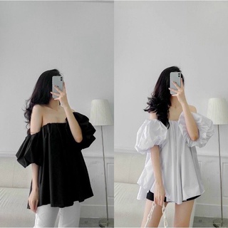 Áo Trễ Vai Kiểu Babydoll Chất Voan Siêu Mịn Siêu Hot 2022