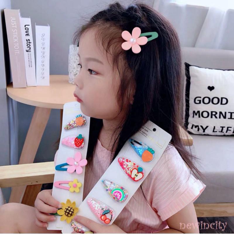 Bộ kẹp tóc phong cách Hàn Quốc xinh xắn cho bé gái