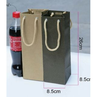 Combo 50 túi giấy đựng được chai 500ml