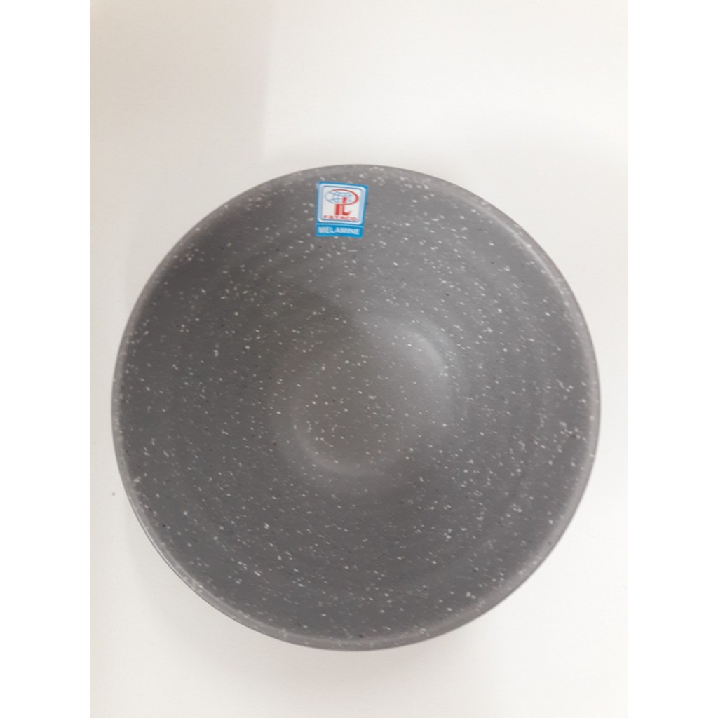 Tô nhựa Melamine size 16cm Màu Nhám Xám (Ms X17N) (Ảnh thật)