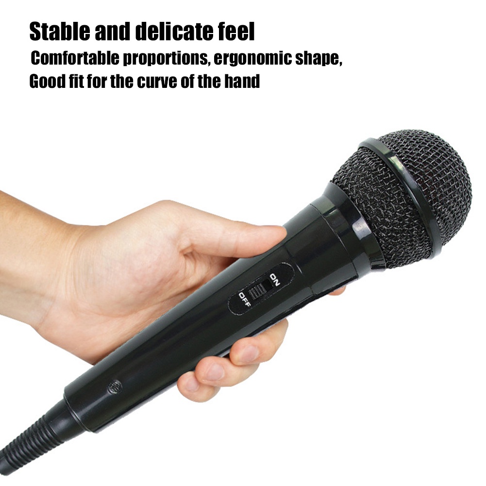 Micro Có Dây 6.5mm Và Công Tắc ON / Off 2m Cho Hát Karaoke / Hát Karaoke / Speech / Đám Cưới