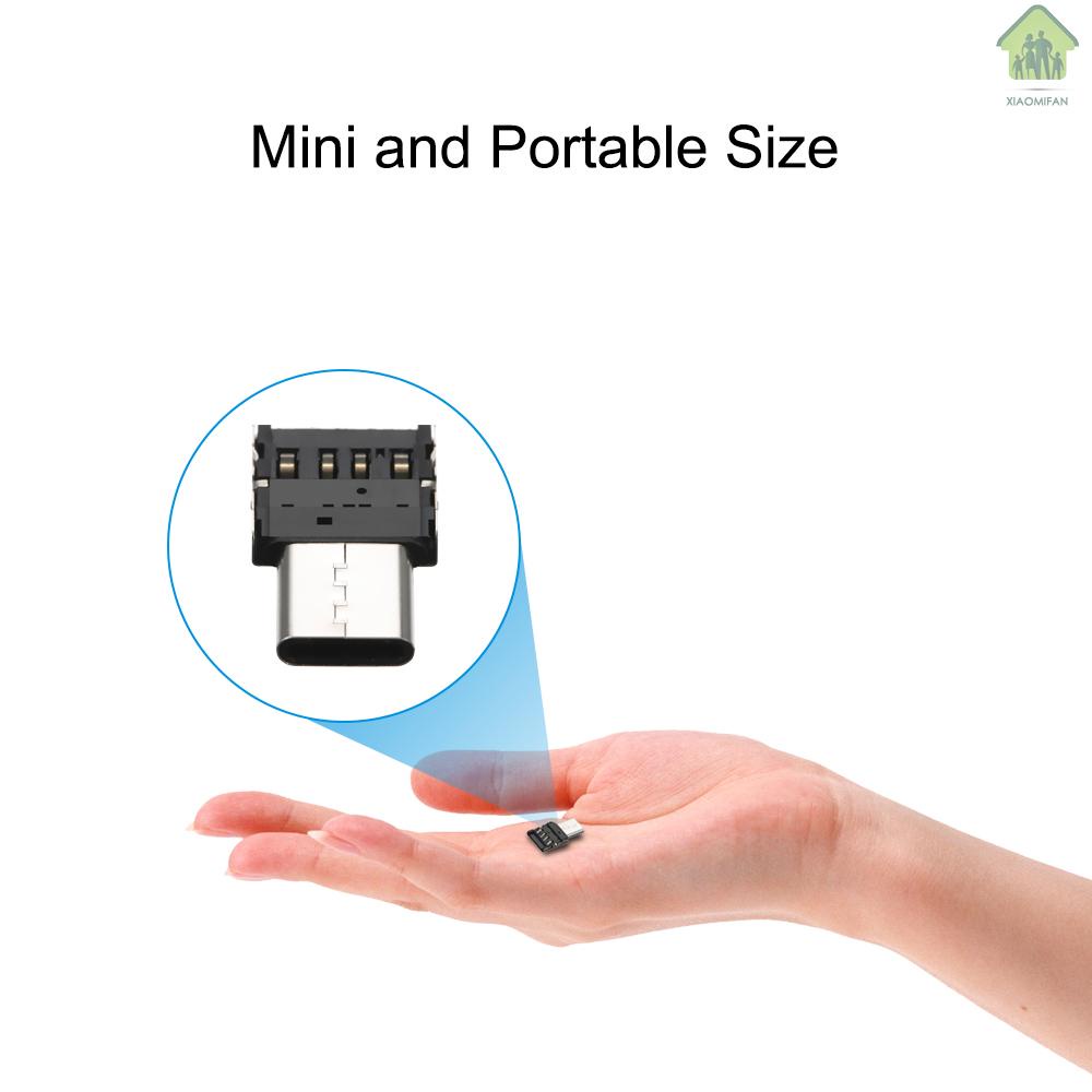 XM Mini OTG Adapter Type-C Male to USB Female Converter Data Transfer Adapter for Android Device