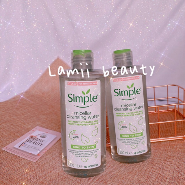 Nước tẩy trang SIMPLE MICELLAR CLEANSING WATER