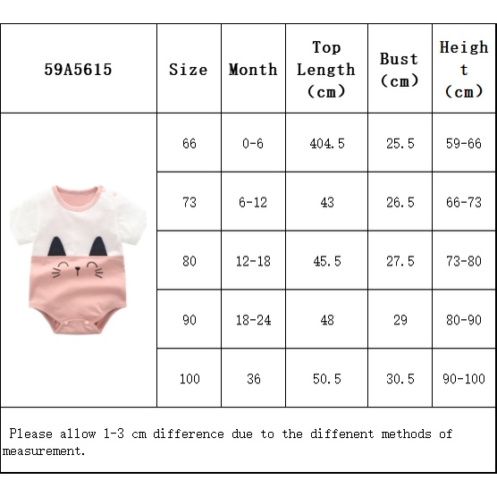 Áo Liền Quần SOFFNY Vải Cotton Dễ Thương Cho Bé