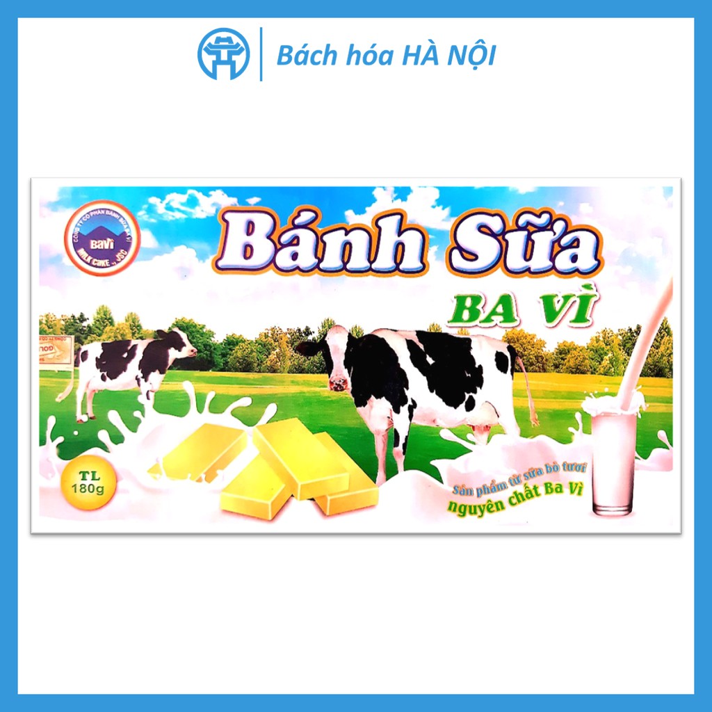 Bánh Sữa Nguyên Chất Con Bò Vàng Ba Vì 180g