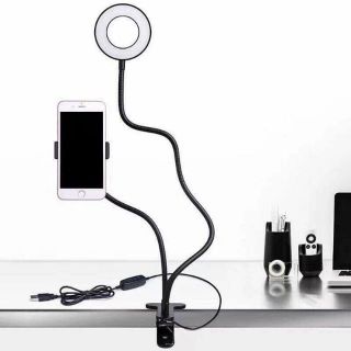 Bộ Gậy livestream 2 in 1 (gồm đèn và kẹp)