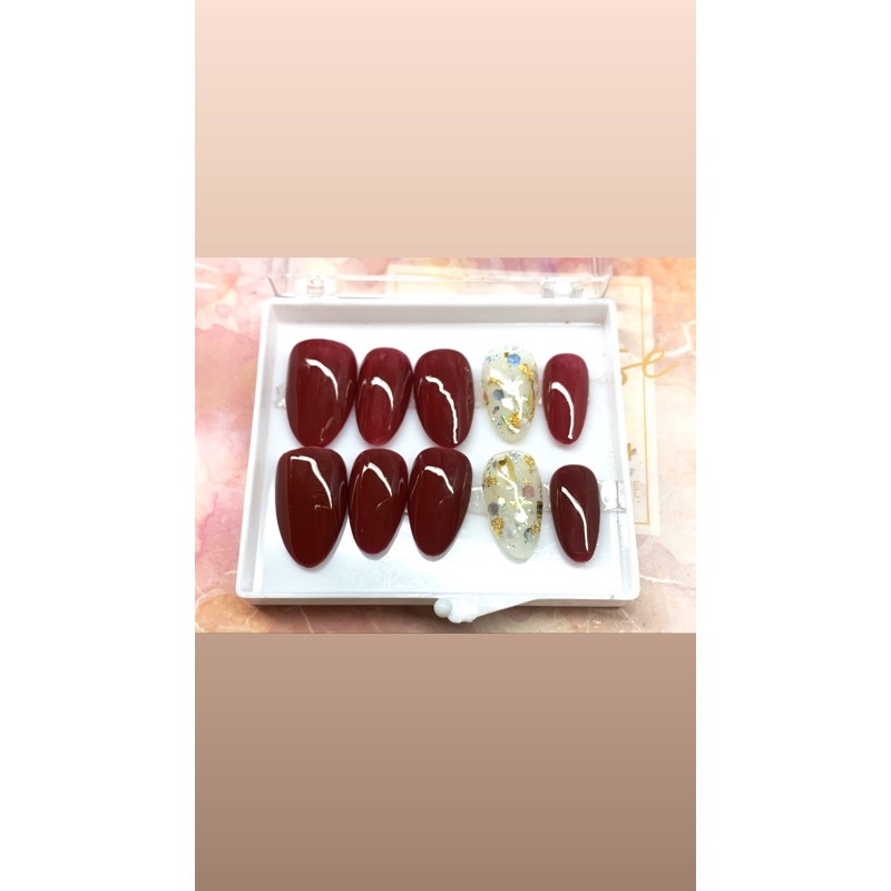 (Nail box) móng úp ❤️ tặng keo + dũa