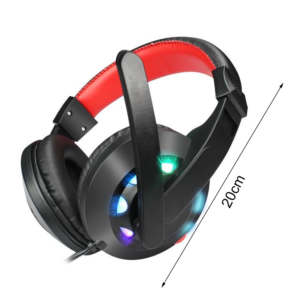 Tai nghe chơi game mini có dây A65 phát sáng cho máy tính