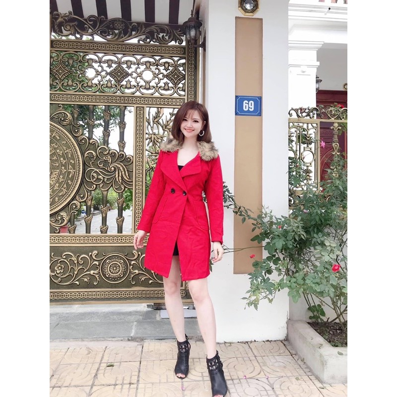 Áo khoác dạ ép style Hàn Quốc [HOT NHẤT] chất siêu xịn